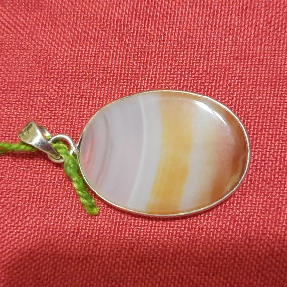 BOTSWANIA LACE…NEW  Sterling silver. Botswana lace agate - Picture 2 of 7